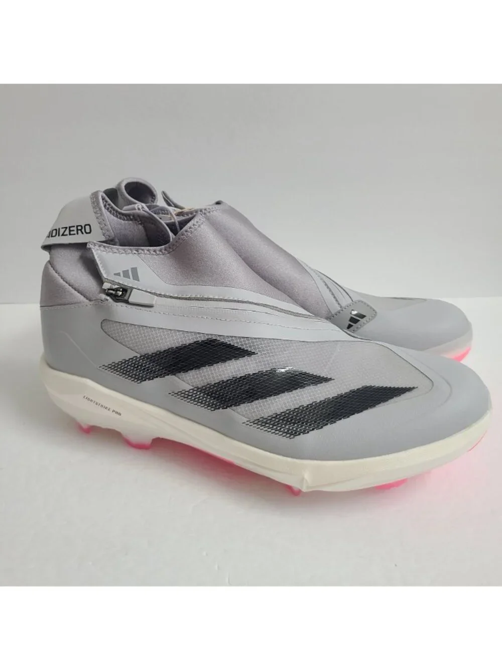 Adidas Adizero Impact+ TPU Baseball Cleats ID0976 Size 11.5 Gray Pink